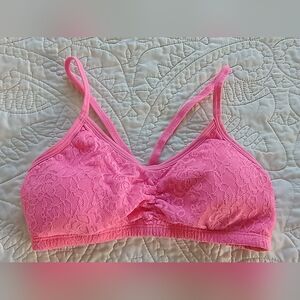 Fruit of the Loom Girls Lace Crop Top Bra